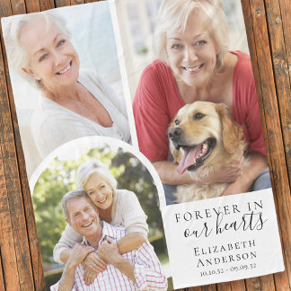 Forever in Our Hearts Arch Sympathy Fleece Blanket