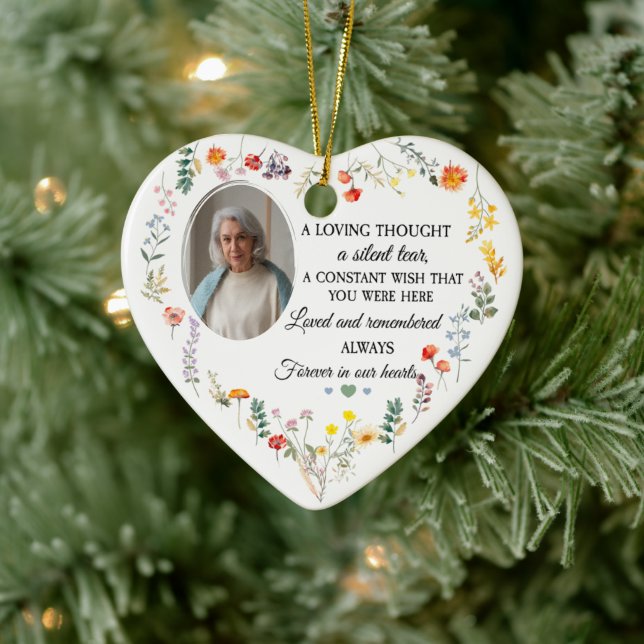 Forever In Our Hearts  Ceramic Tree Decoration (Tree)