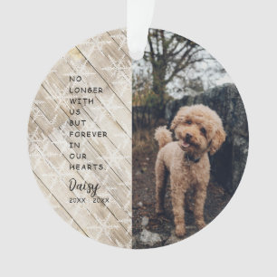 Forever In Our Hearts Christmas Photo Ornament