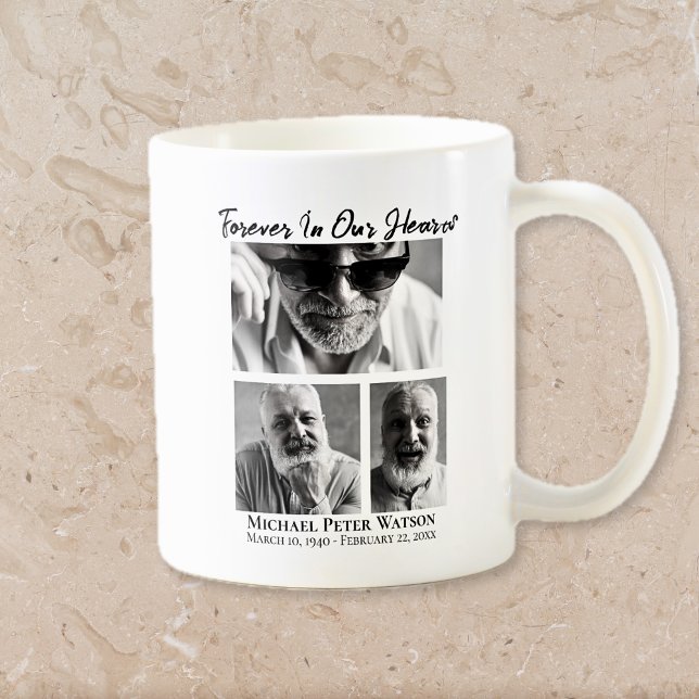 Forever in our Hearts Dad Grandpa Memorial Coffee Mug (Forever in our Hearts Dad Grandpa Memorial Coffee Mug)
