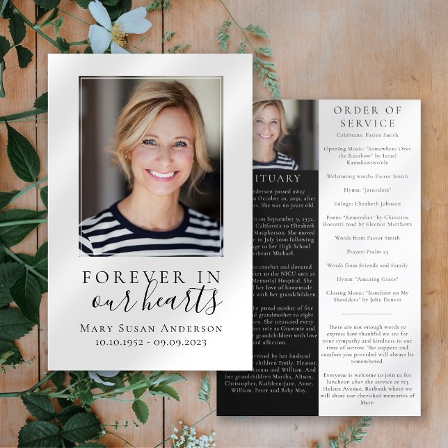 Forever in Our Hearts | Funeral Order of Service (Creator Uploaded)