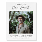 Forever In our hearts Memorial Board For Funeral