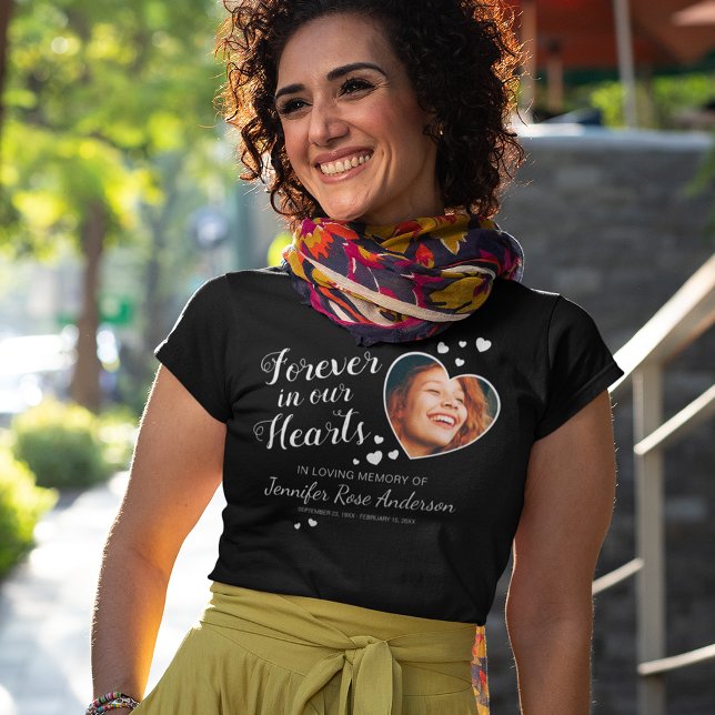 Forever in our Hearts Memorial Memory T-Shirt (Creator Uploaded)