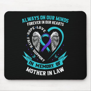 Forever In Our Hearts Mother In Law Suicide Awaren Mouse Mat