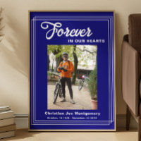Forever in our Hearts Navy Blue photo