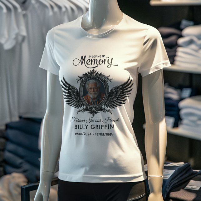 Forever in Our Hearts: Personalised Keepsake T-Shirt (Creator Uploaded)