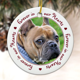 Forever in our Hearts - Pet Loss Keepsake Memorial Ceramic Tree Decoration