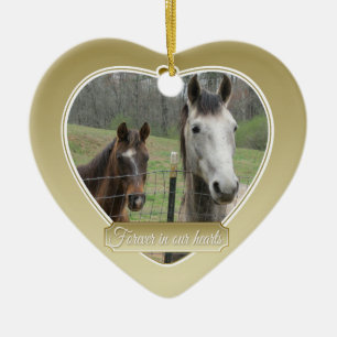 Forever in our Hearts Pet Memorial Ceramic Tree Decoration