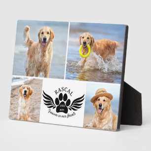 Forever in our Hearts Photo Dog Pet Memorial Plaque