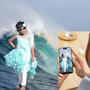 Forever in Our Hearts Photo Funeral Memorial Thank You Card