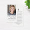 Forever in Our Hearts Photo Funeral Prayer Card