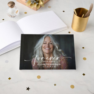 Forever in our Hearts Photo Memorial Guest Book