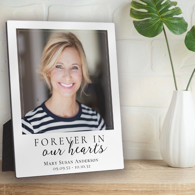 Forever in Our Hearts Photo Memorial Plaque (Creator Uploaded)