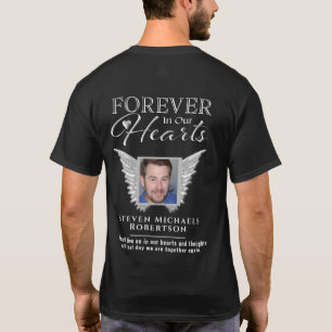 Forever in Our Hearts Photo Memorial T-Shirt