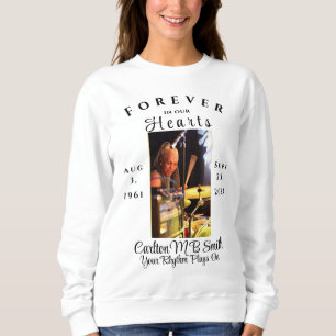 Forever in our Hearts Photo Memorial T-Shirt Sweatshirt