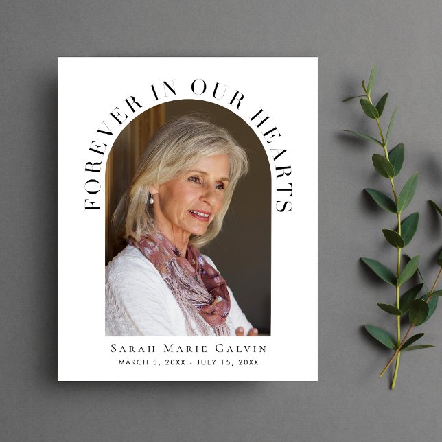 Forever In Our Hearts Photo Memorial Thank You (Creator Uploaded)