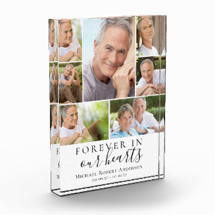 Forever in Our Hearts Photo Sympathy Memorial