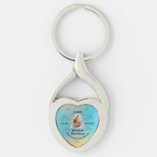 Forever In Our Hearts Remembrance Memento Keepsake Key Ring