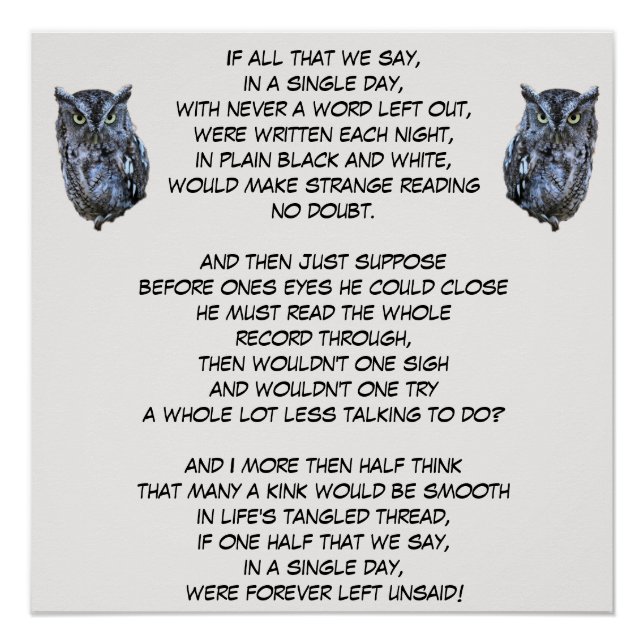 FOREVER LEFT UNSAID  POSTER (Front)