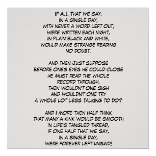 FOREVER LEFT UNSAID  POSTER