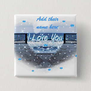 Forever Love_ 15 Cm Square Badge