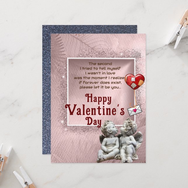 Forever love card (Front/Back In Situ)