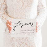 Forever Love EDITABLE COLOR Wedding Invitation<br><div class="desc">Modern design by © berryberrysweet . Printable digital files and matching items are available! Visit our website at www.berryberrysweet.com for more details!</div>