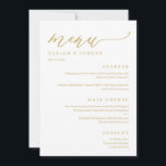 Forever Love EDITABLE COLOR Wedding Menu Card<br><div class="desc">Modern design by © berryberrysweet . Printable digital files and matching items are available! Visit our website at www.berryberrysweet.com for more details!</div>