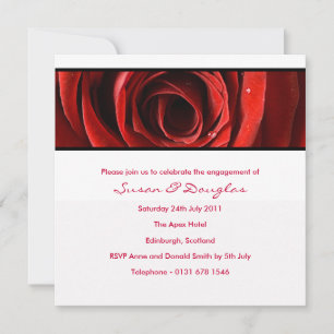 Forever Love Engagement Invitation-white Invitation