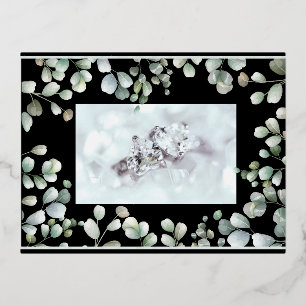 Forever Love Foil Holiday Post Card