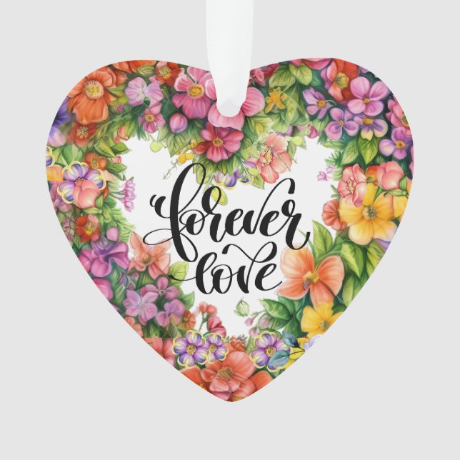 Forever Love  Ornament (Front)