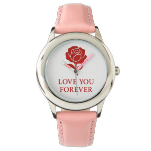 Forever Love Rose Elegant Romantic Valentine day Watch