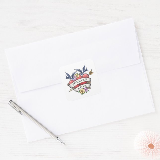Forever Love Square Sticker (Creator Uploaded)