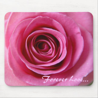 Forever Love with Rose Mouse Mat