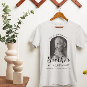 Forever Loved Brother   Photo Memorial T-Shirt