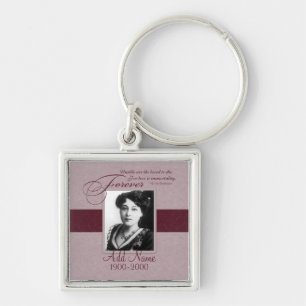 Forever Loved Custom Memorial Key Ring