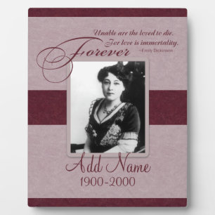 Forever Loved Custom Memorial Plaque
