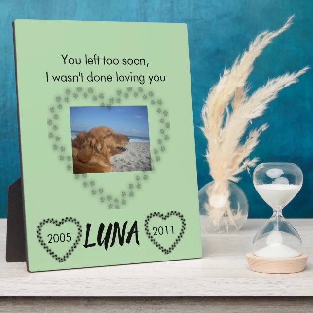 Forever Loved Lymphoma Awareness Tribute Plaque (Side)