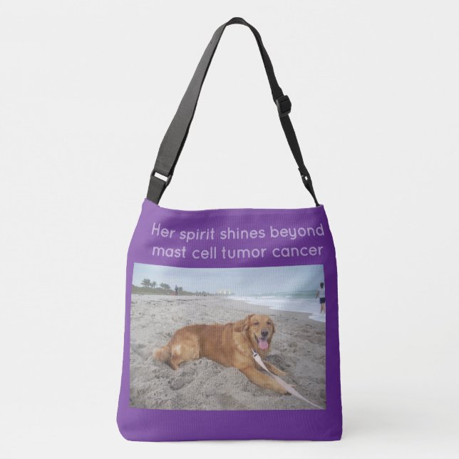 Forever Loved Mast Cell Tumor Tribute Crossbody Bag (Back)