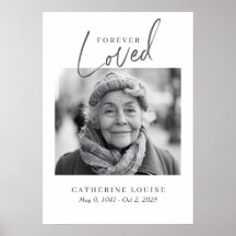 Forever Loved Script Celebration of Life Funeral
