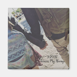 Forever My Always square magnet