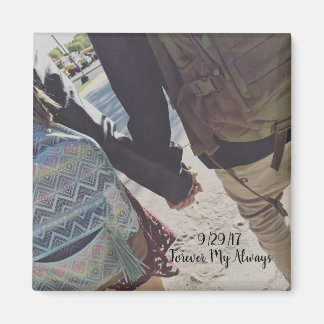 Forever My Always square magnet