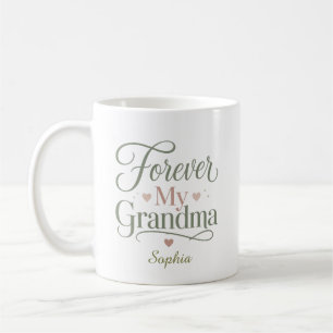 Forever My Grandma Personalised Name Gift Coffee Mug