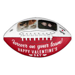 Forever on your team Heart 2 Photo Valentine's  American Football