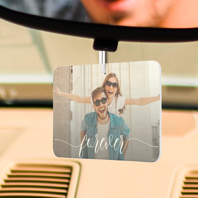 FOREVER Overlay on Your Photo Car Air Freshener (FOREVER Overlay on Your Photo Car Air Freshener)