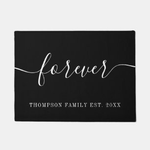 Forever Personalised Family Name Doormat