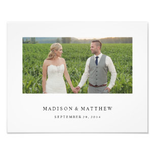 Forever Personalised Wedding Print