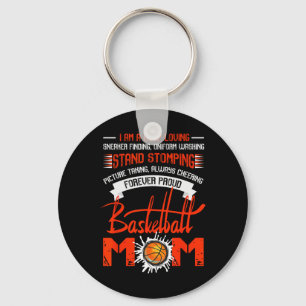 Forever Proud Basketball Mum T  Key Ring