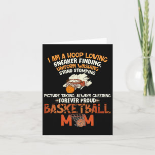 Forever Proud Bysketbyll Mum  Card