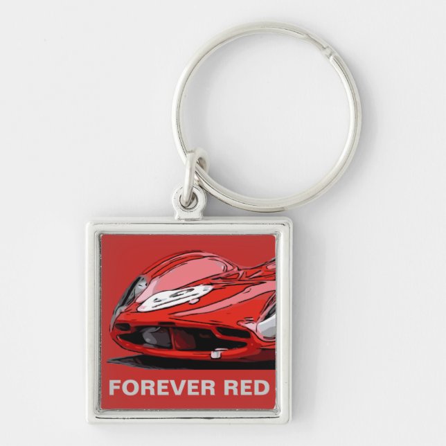 FOREVER RED KEY RING (Front)